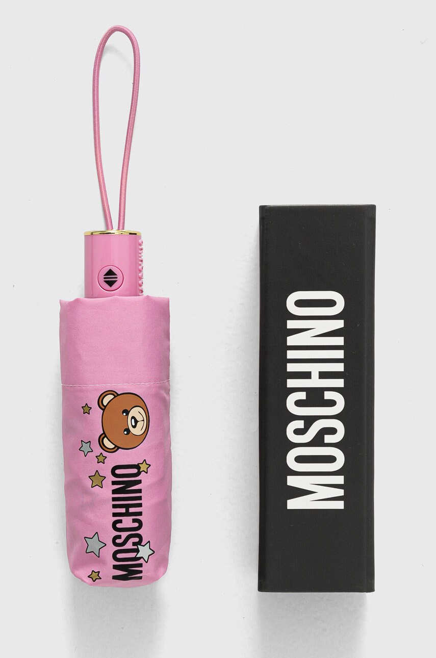 Парасоля Moschino колір рожевий