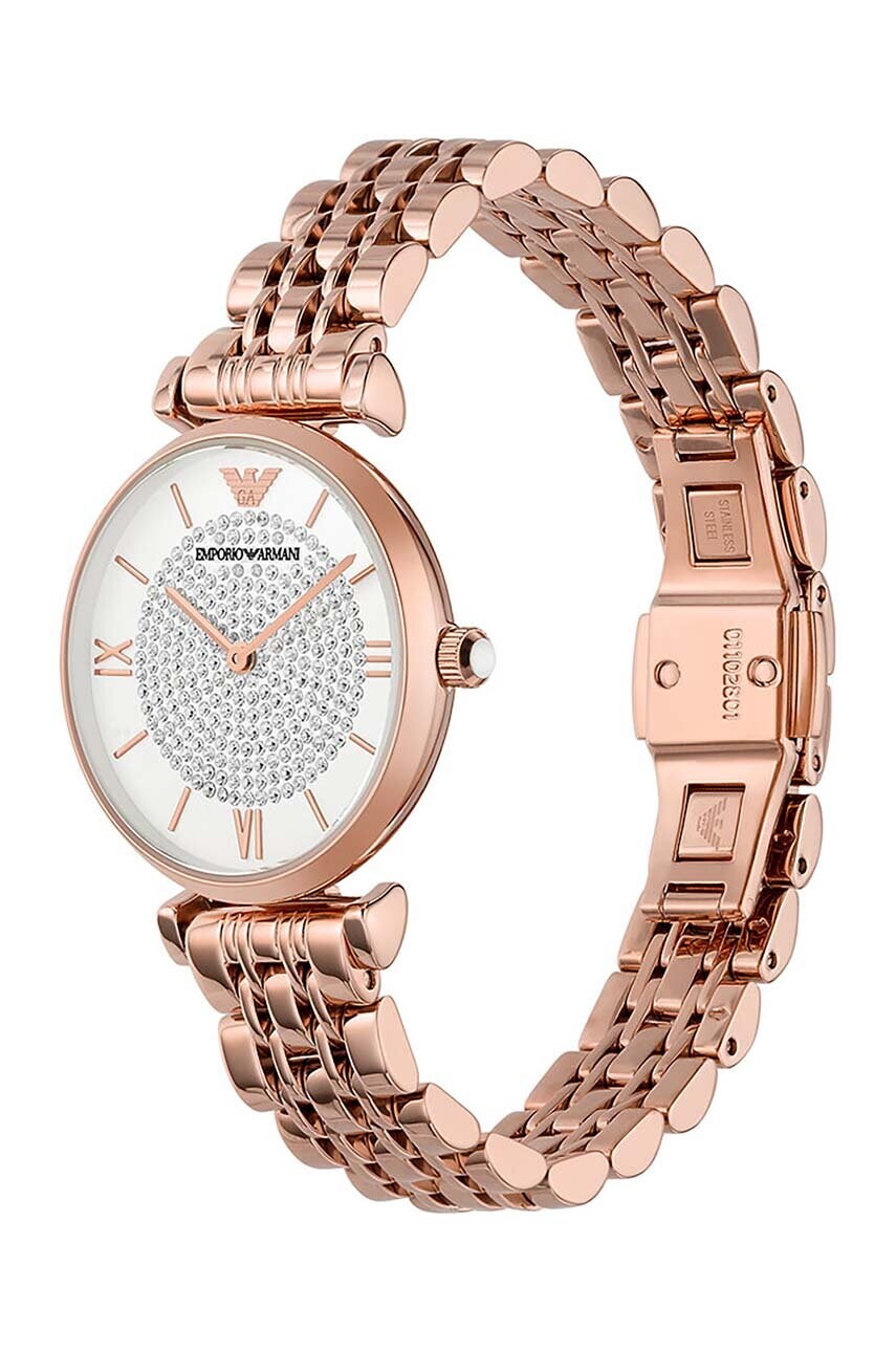 Годинник Emporio Armani AR11244 жіночий колір золотий