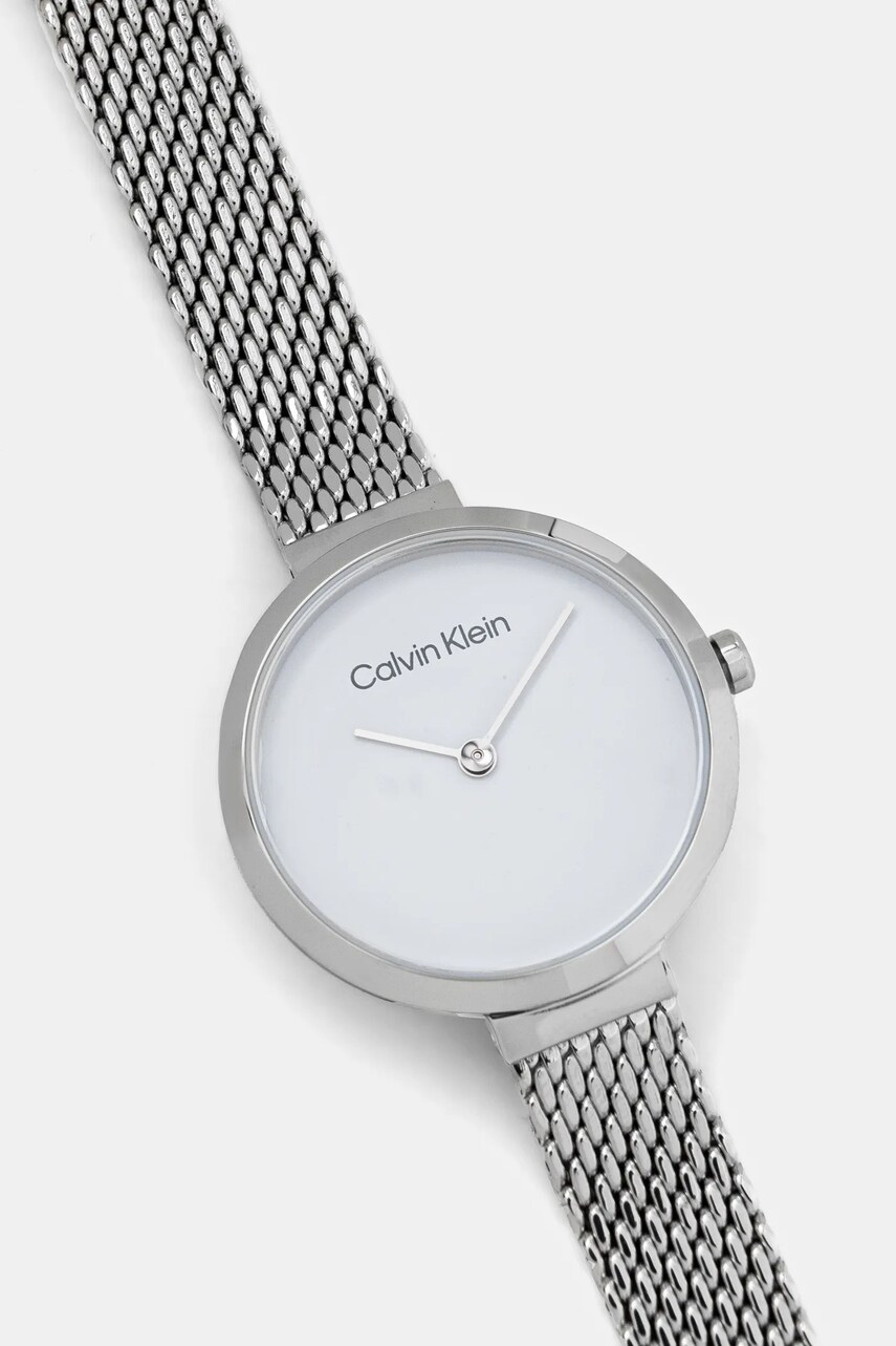 Годинник Calvin Klein жіночий колір срібний 25200082