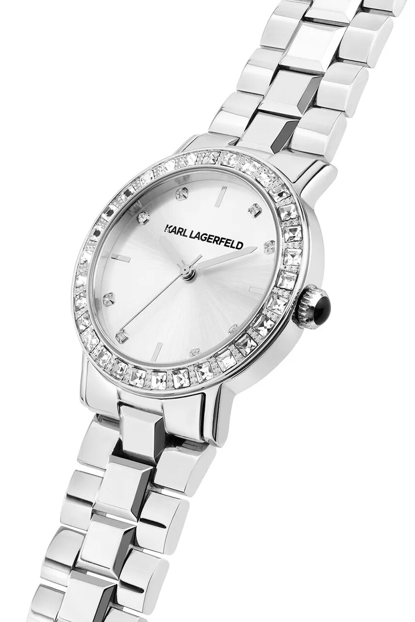 Годинник Karl Lagerfeld жіночий колір срібний R0553100511