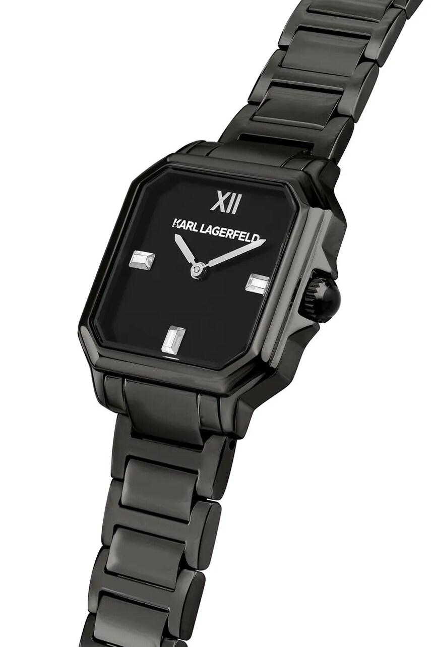 Годинник Karl Lagerfeld жіночий колір чорний R0553102504