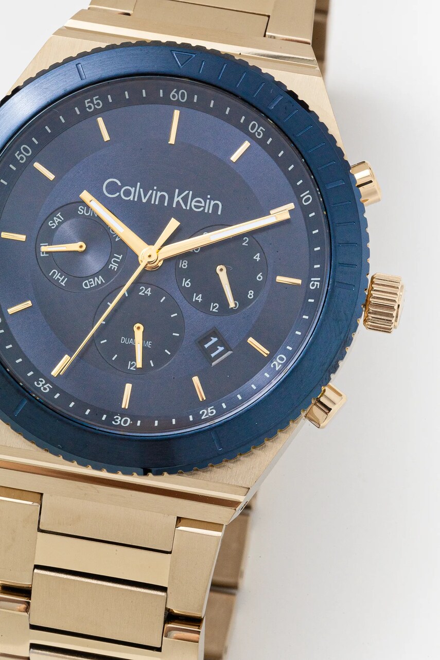 Годинник Calvin Klein чоловічий колір золотий 25200302