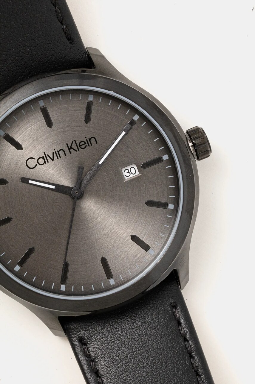 Годинник Calvin Klein чоловічий колір чорний 25200355