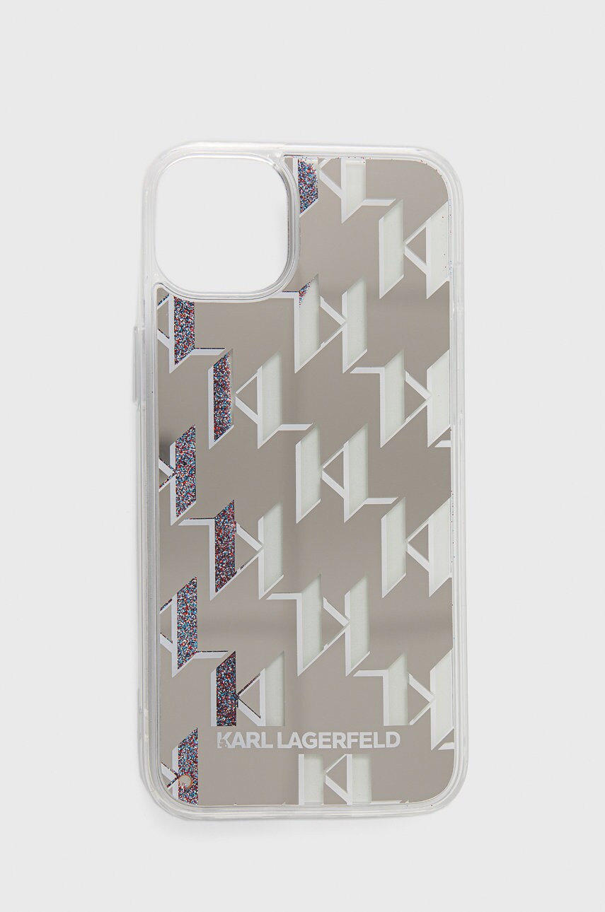 Чохол на телефон Karl Lagerfeld Iphone 14 Max колір срібний