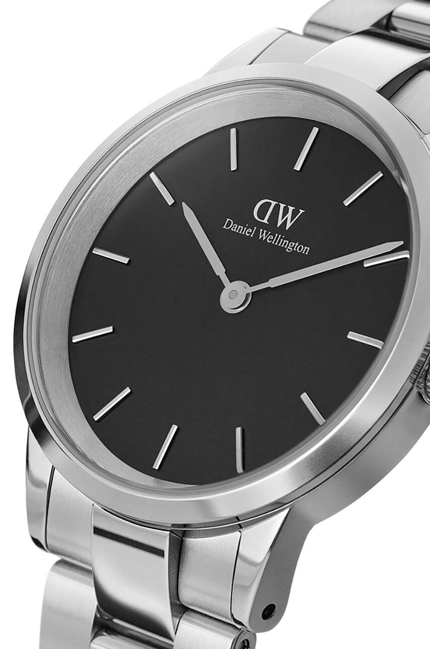 Годинник Daniel Wellington Iconic Link 36 колір срібний