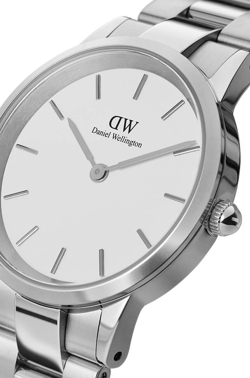 Годинник Daniel Wellington Iconic Link 36 колір срібний