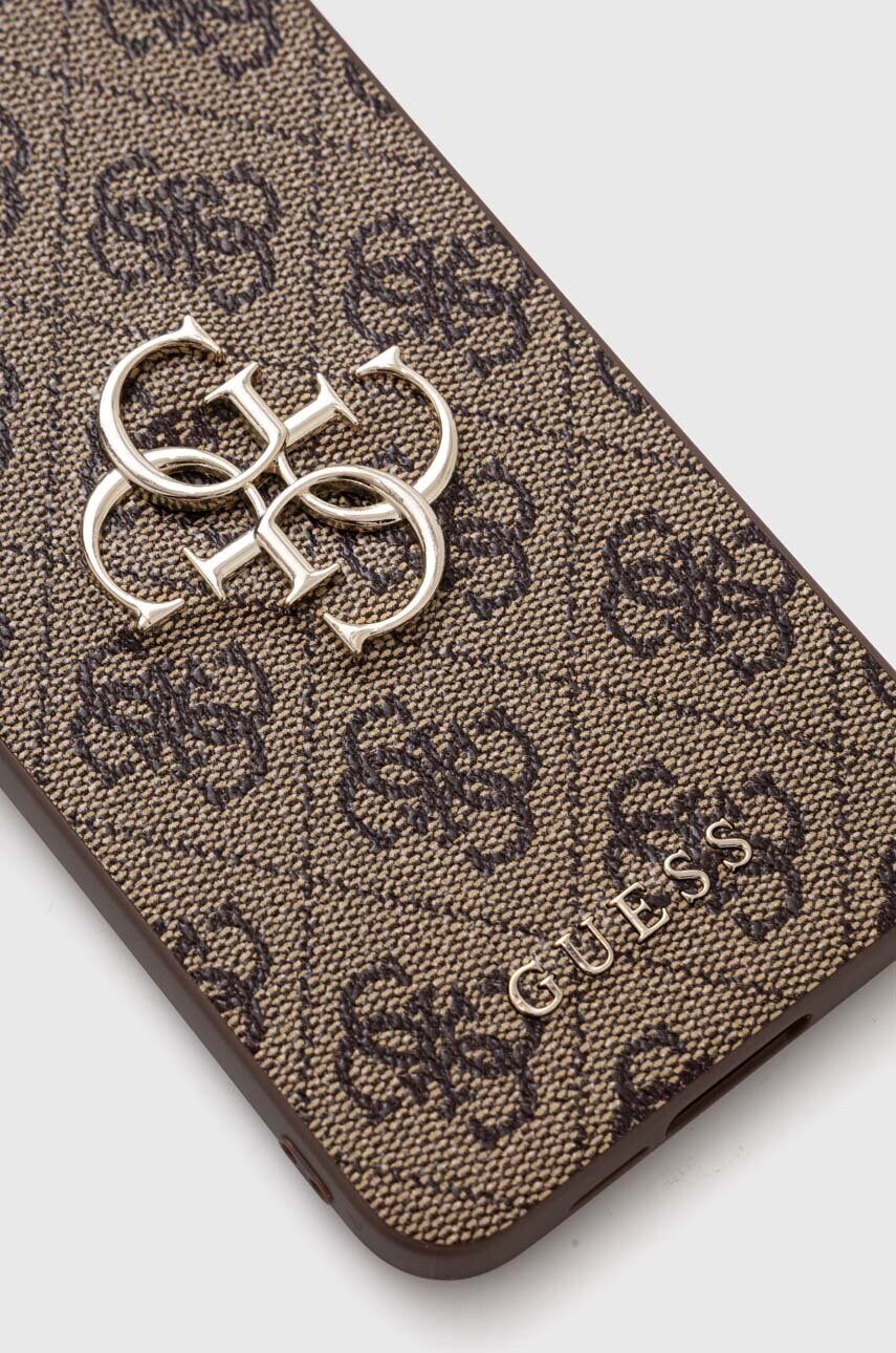Чохол на телефон Guess A55 A556 колір коричневий GUHCSA554GMGBR
