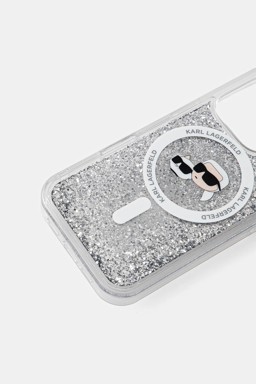 Чохол на телефон Karl Lagerfeld iPhone 16 Pro 6.3 колір прозорий KLHMP16LLGKCSGH