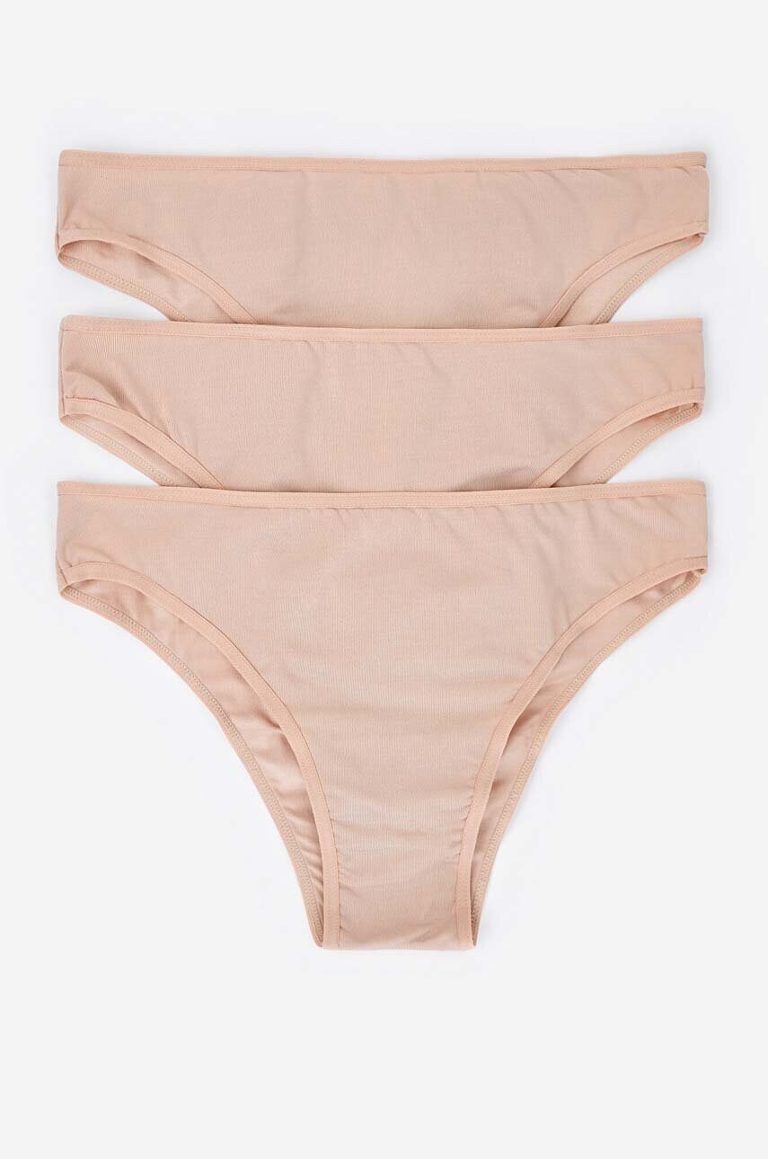Труси women'secret 3-pack колір бежевий 7682921.34
