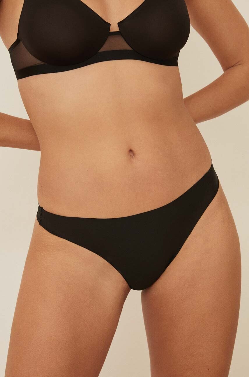 Стринги women'secret 2-pack колір чорний 7683089.1