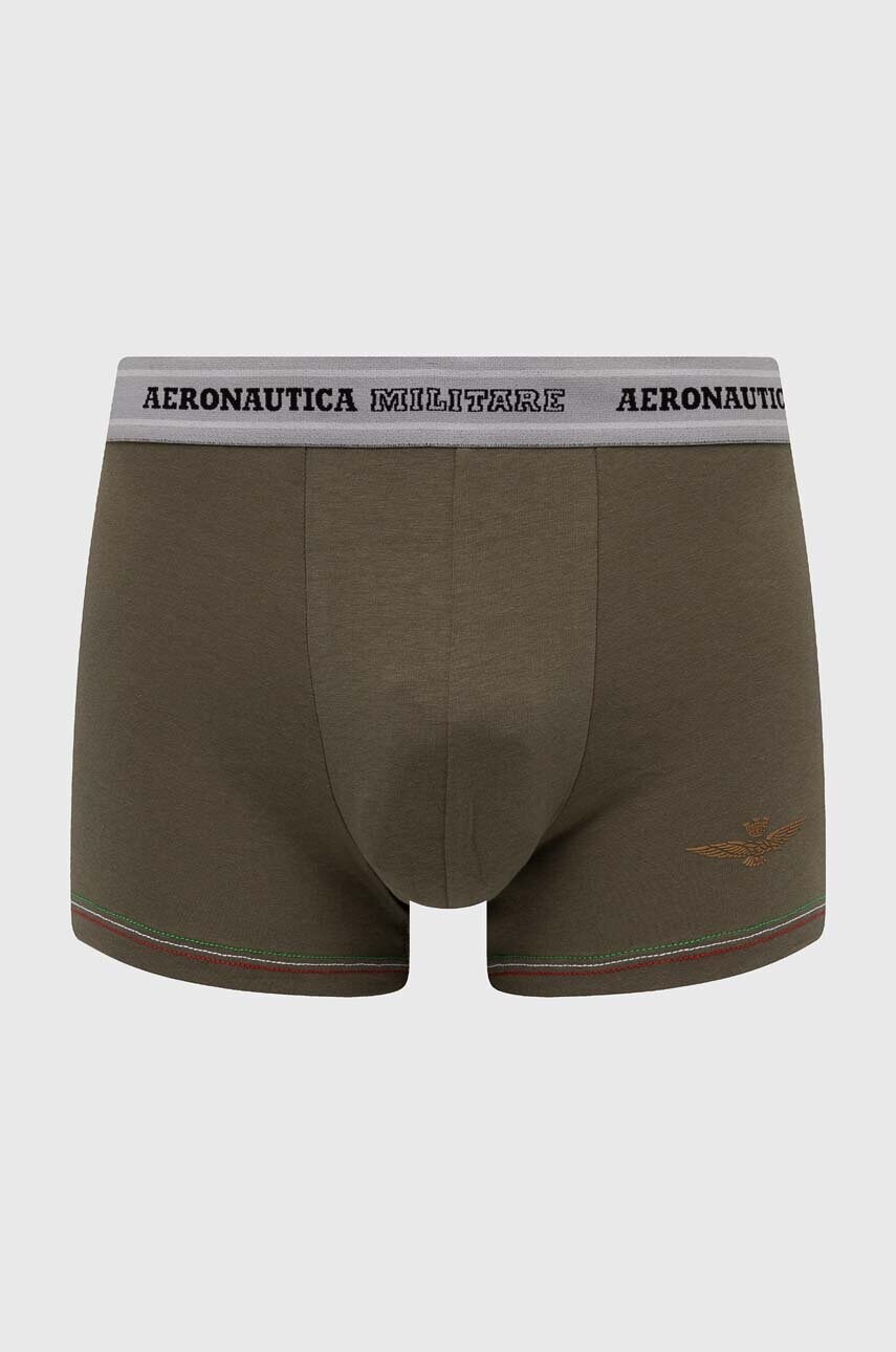 Боксери Aeronautica Militare 2-pack чоловічі колір зелений AM1UBX004