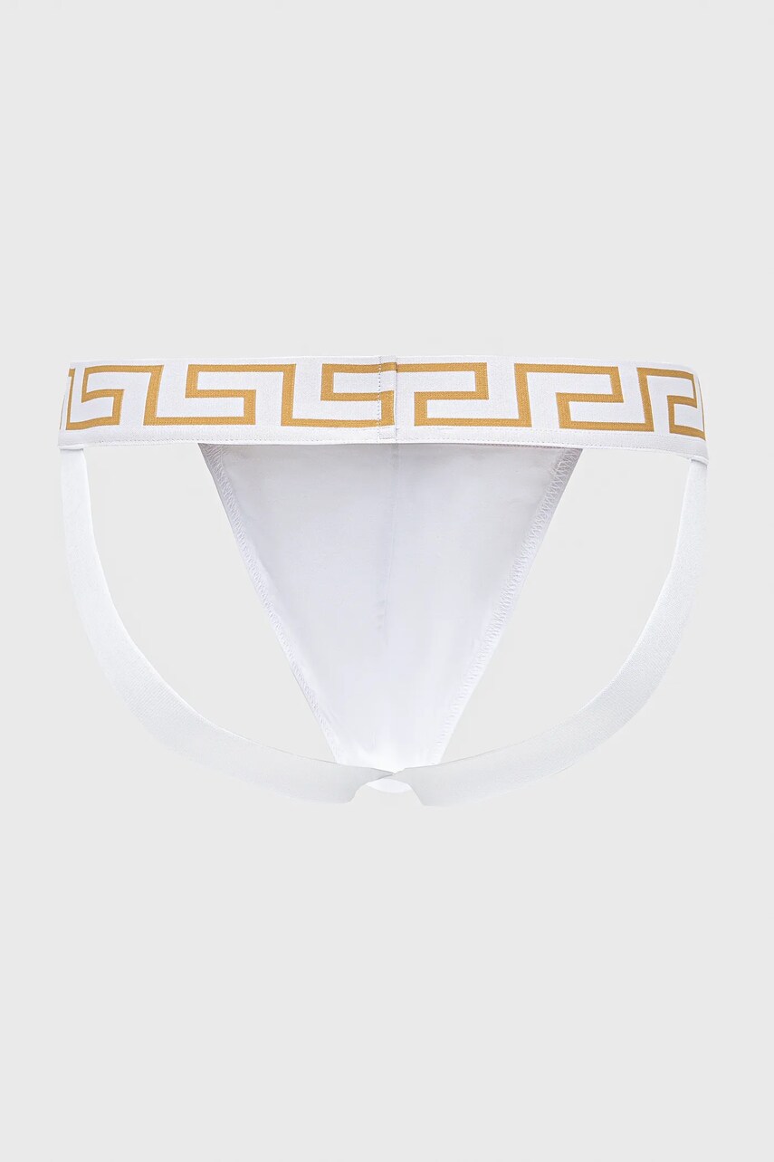Труси джоки (jockstrap) Versace колір білий AUU01017 1A10011