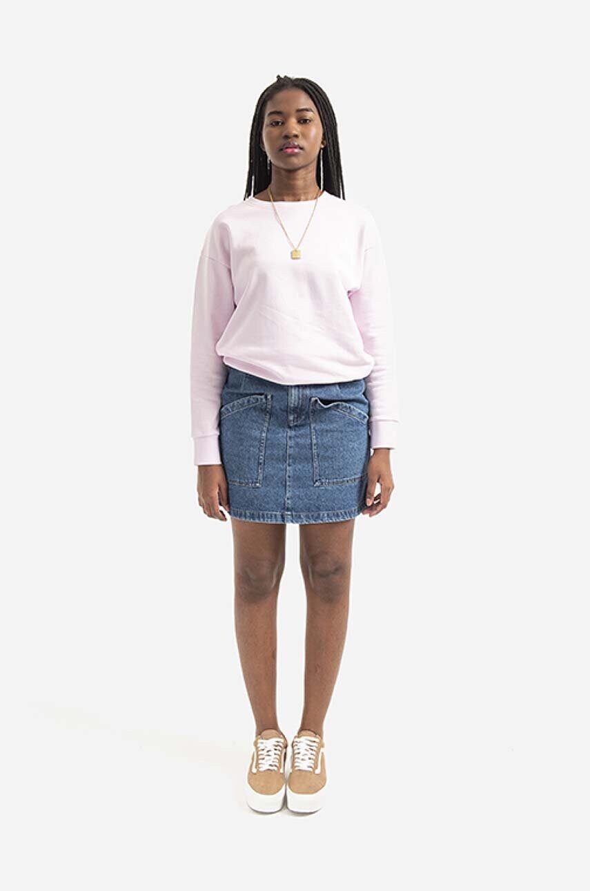 Бавовняна кофта A.P.C. Sweat Annie жіноча колір рожевий однотонна