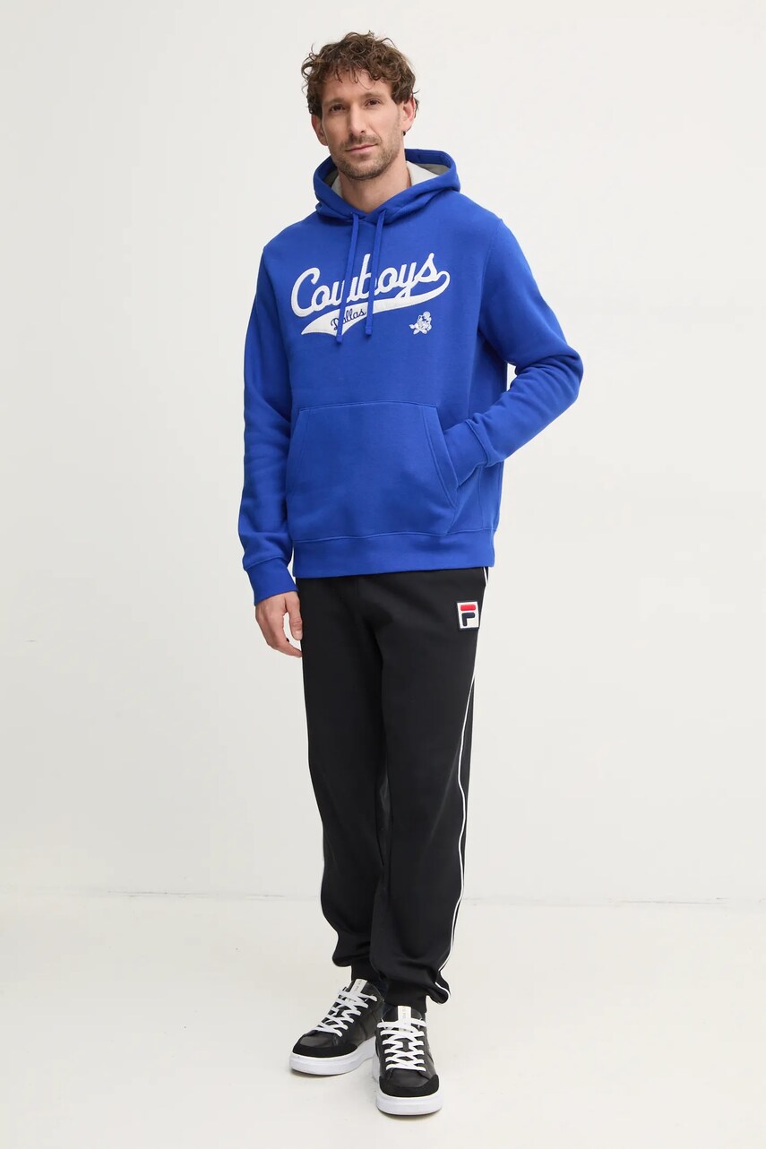 Кофта Nike Dallas Cowboys чоловіча колір фіолетовий з капюшоном з аплікацією 2KDK-067P-V6Z-V7Q