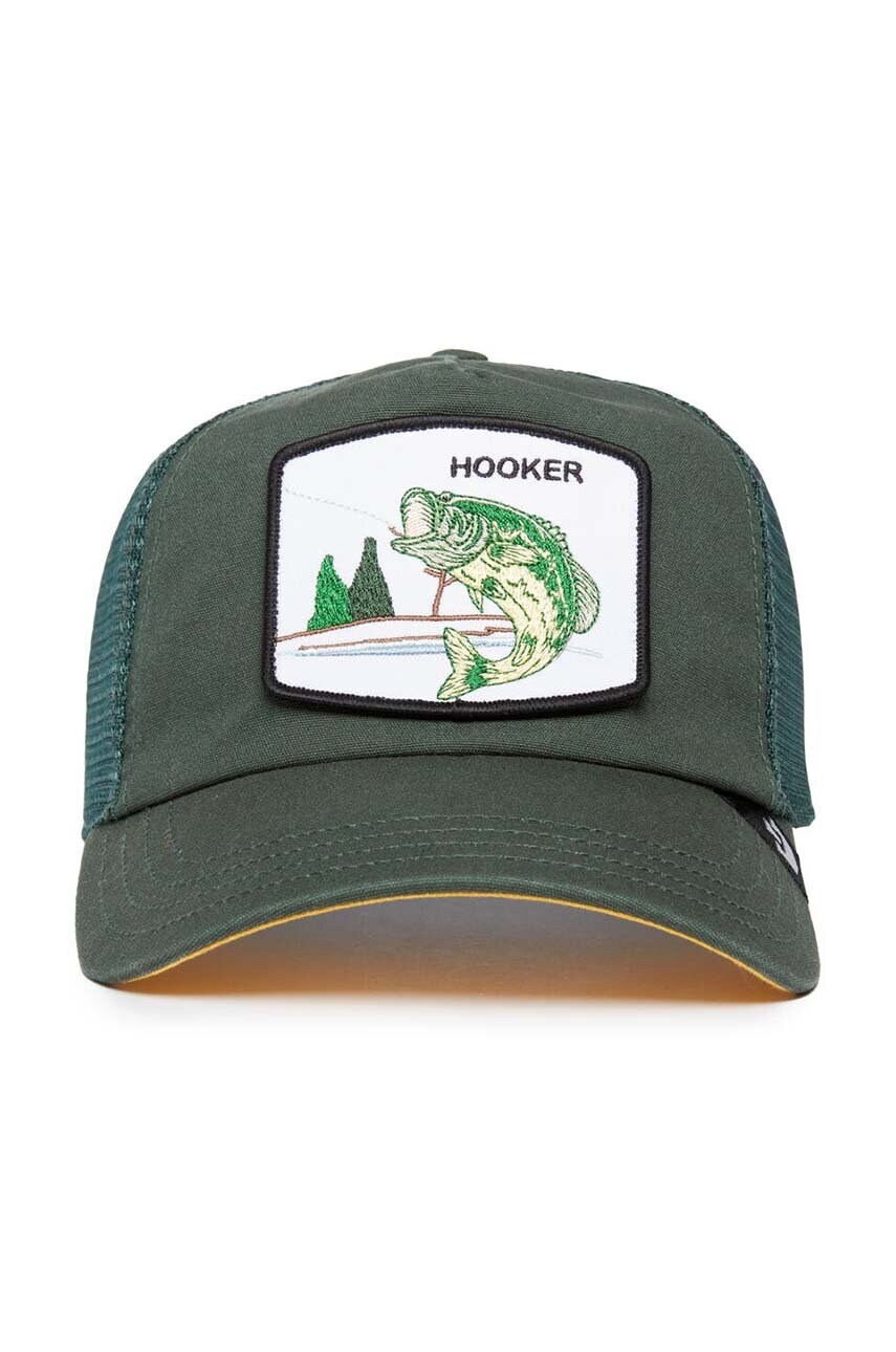 Кепка Goorin Bros Large Mouth колір сірий з аплікацією 101-1531