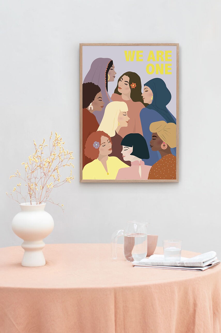 Vissevasse Плакат We Are One 50x70 cm