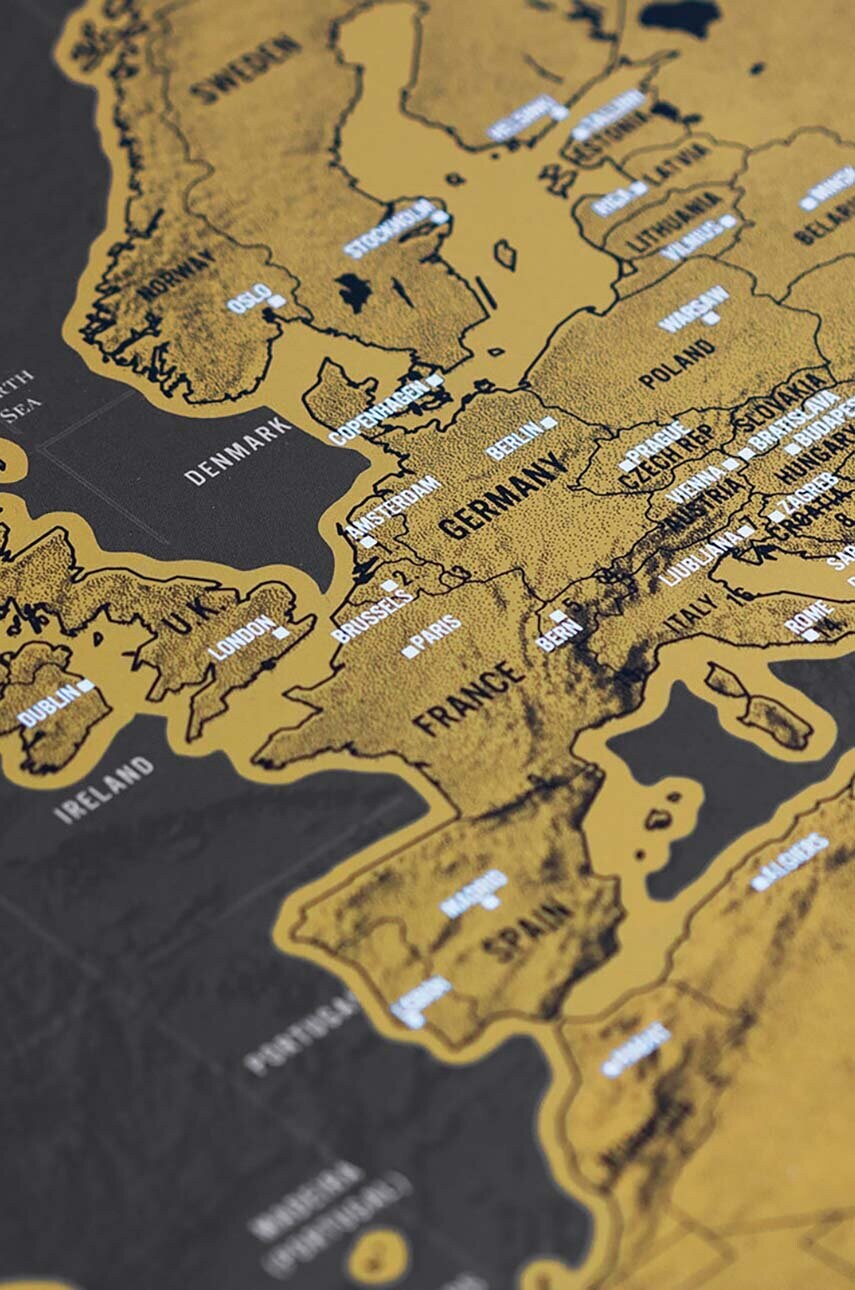 Скретч-карта Luckies of London Scratch Map® Deluxe