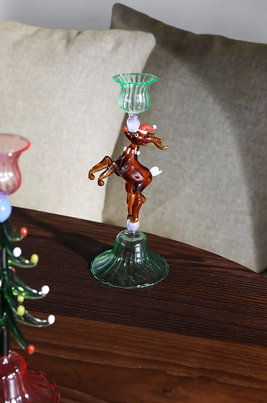 Декоративний свічник &k amsterdam merry reindeer