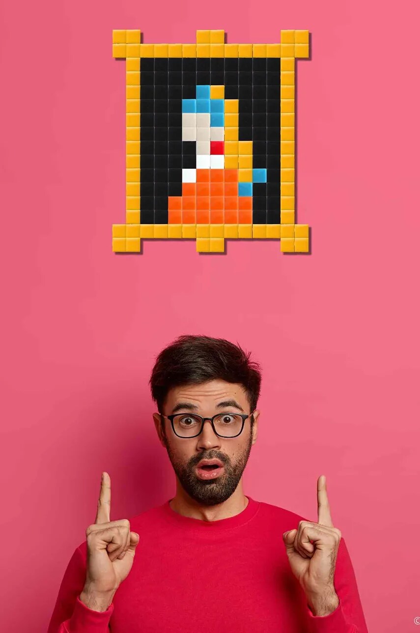 Набір diy піксельна мозаїка Pixel Corner Gril+Pearl