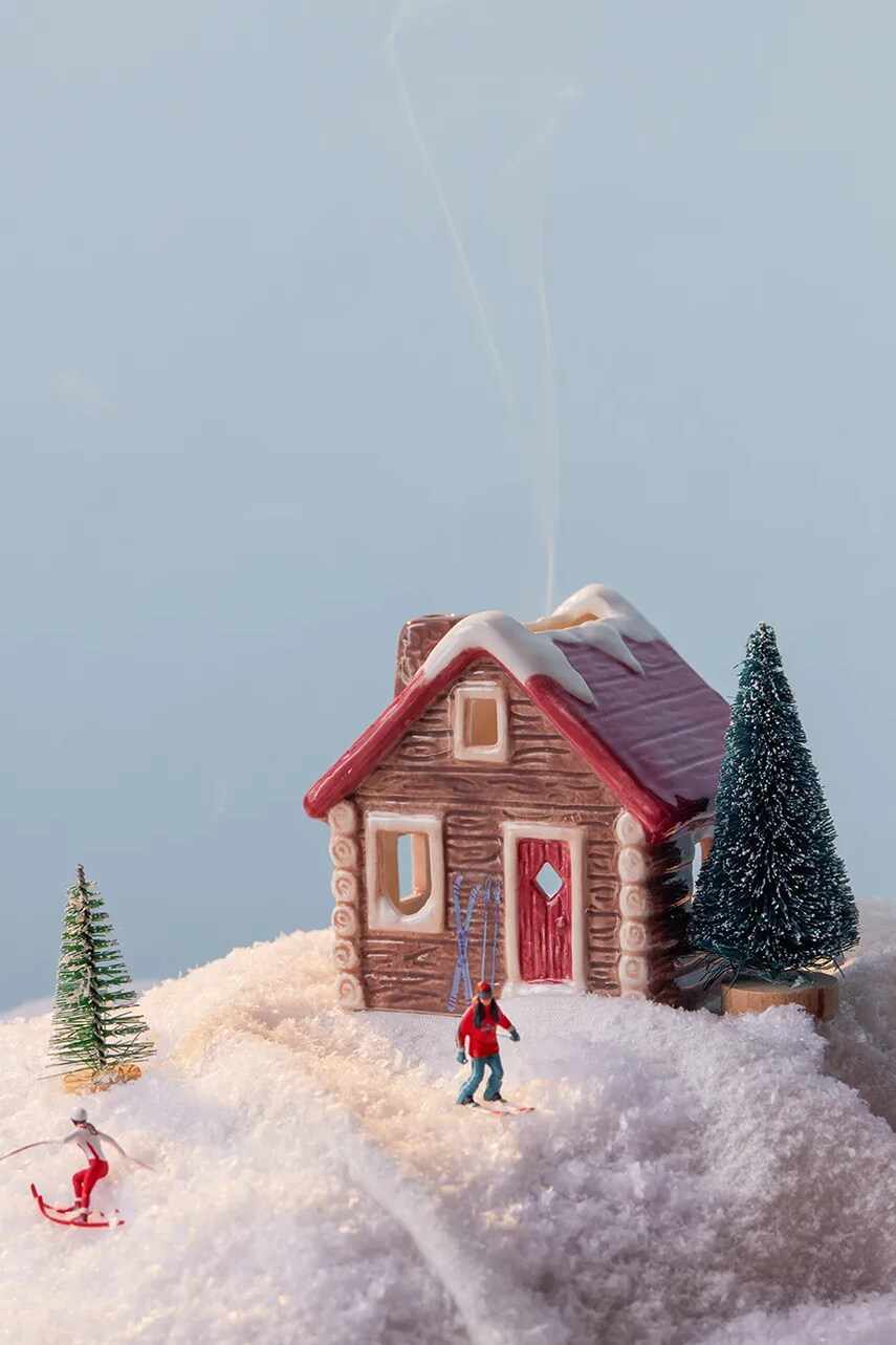 Керамічна підставка для ароматичних пахощів Paddywax Alpine Chalet