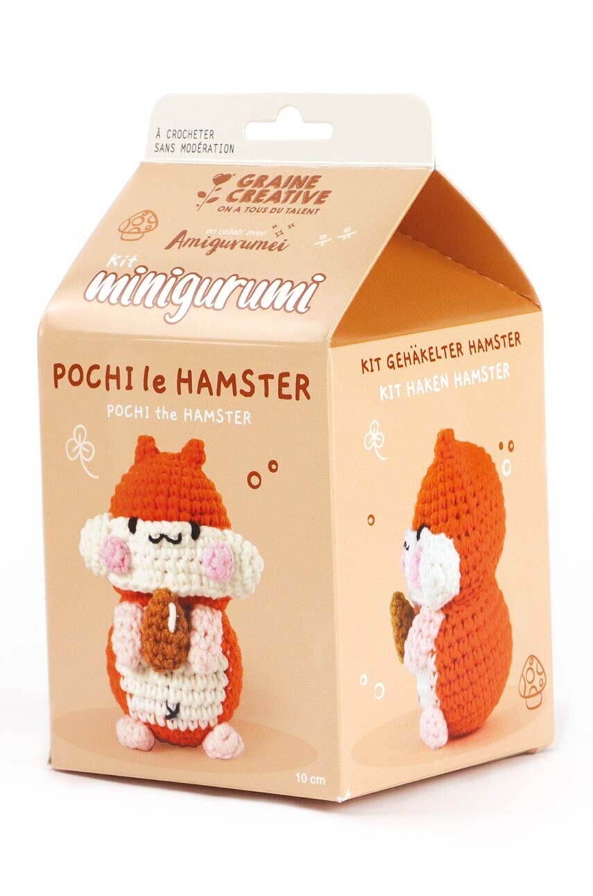 Набір для в'язання гачком Graine Creative Hamster Mini Amigurumi Kit