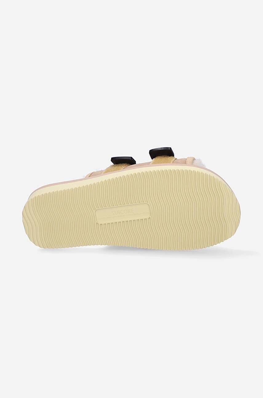 Шльопанці Suicoke жіночі колір бежевий MOTO.M2AB.BEIGE-BEIGE