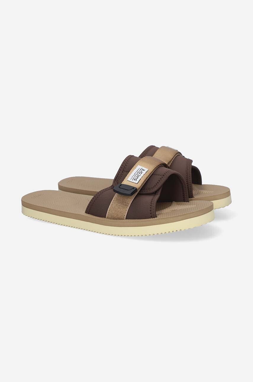 Шльопанці Suicoke колір бежевий