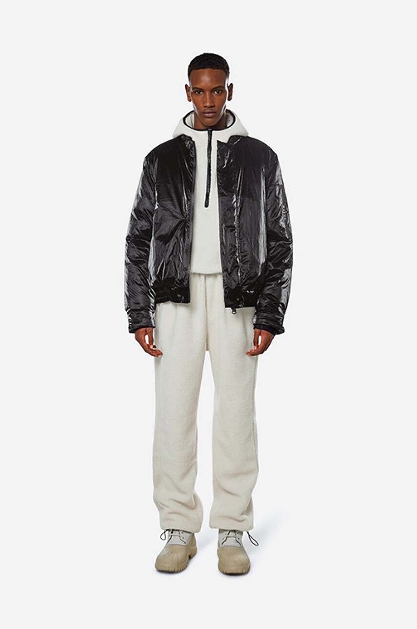 Куртка Rains Avalanche Bomber колір чорний перехідна 1541.BLACK-BLACK