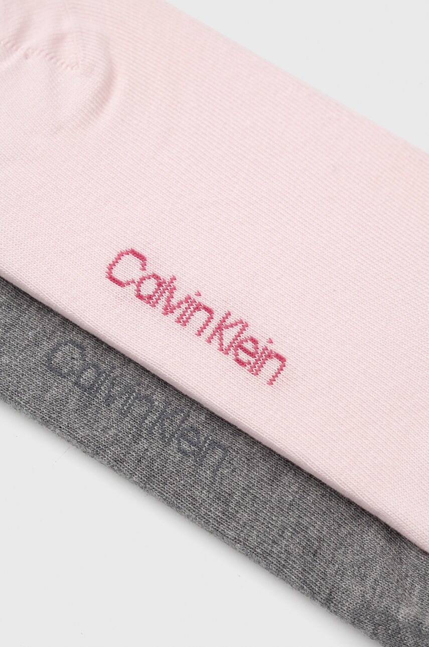 Шкарпетки Calvin Klein жіночі колір рожевий 701218772