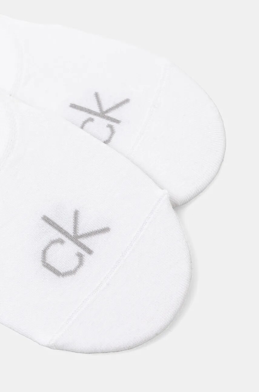 Шкарпетки Calvin Klein 2-pack жіночі колір білий 701228801