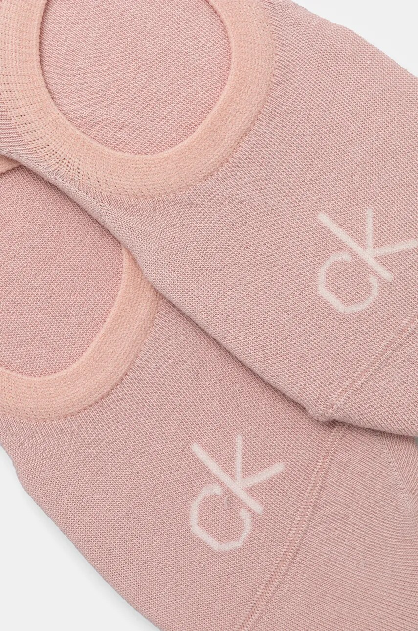 Шкарпетки Calvin Klein 2-pack жіночі колір рожевий 701228801