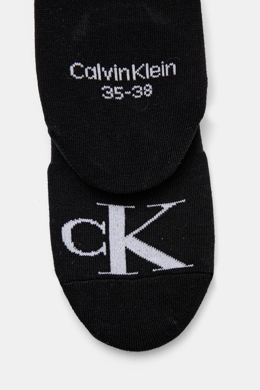 Шкарпетки Calvin Klein Jeans 2-pack жіночі колір чорний 701228817