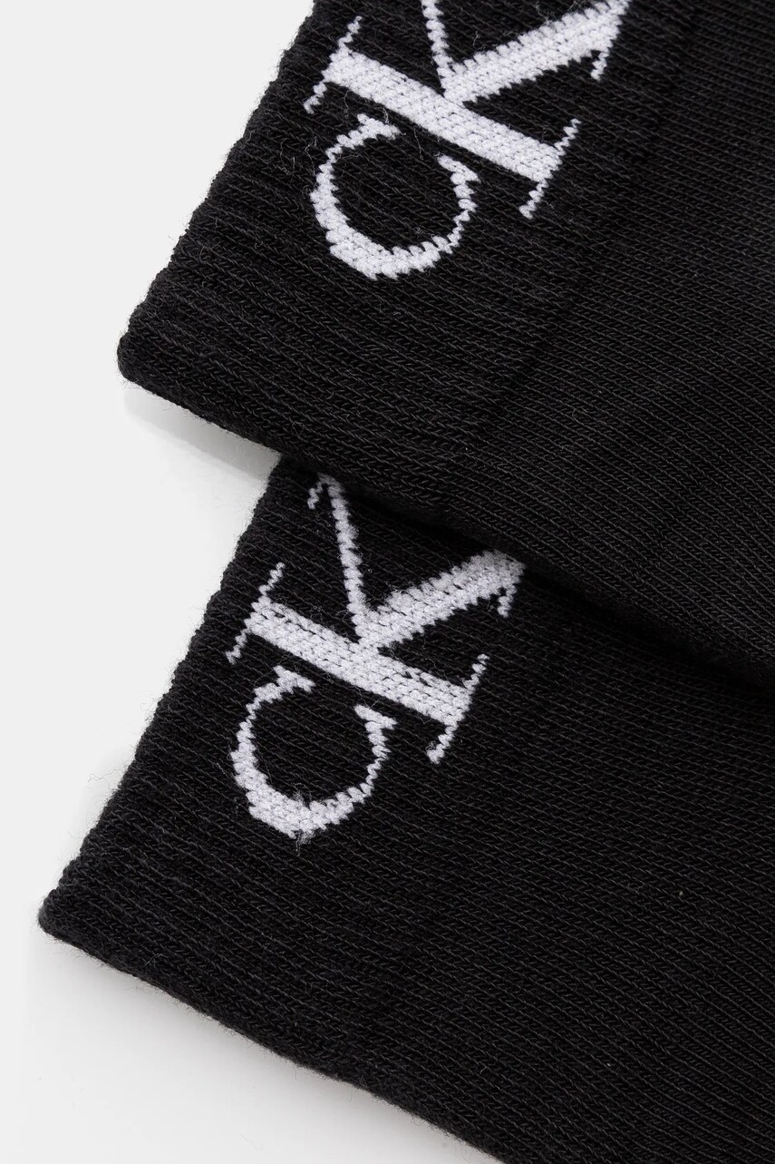 Шкарпетки Calvin Klein Jeans 2-pack жіночі колір чорний 701228813