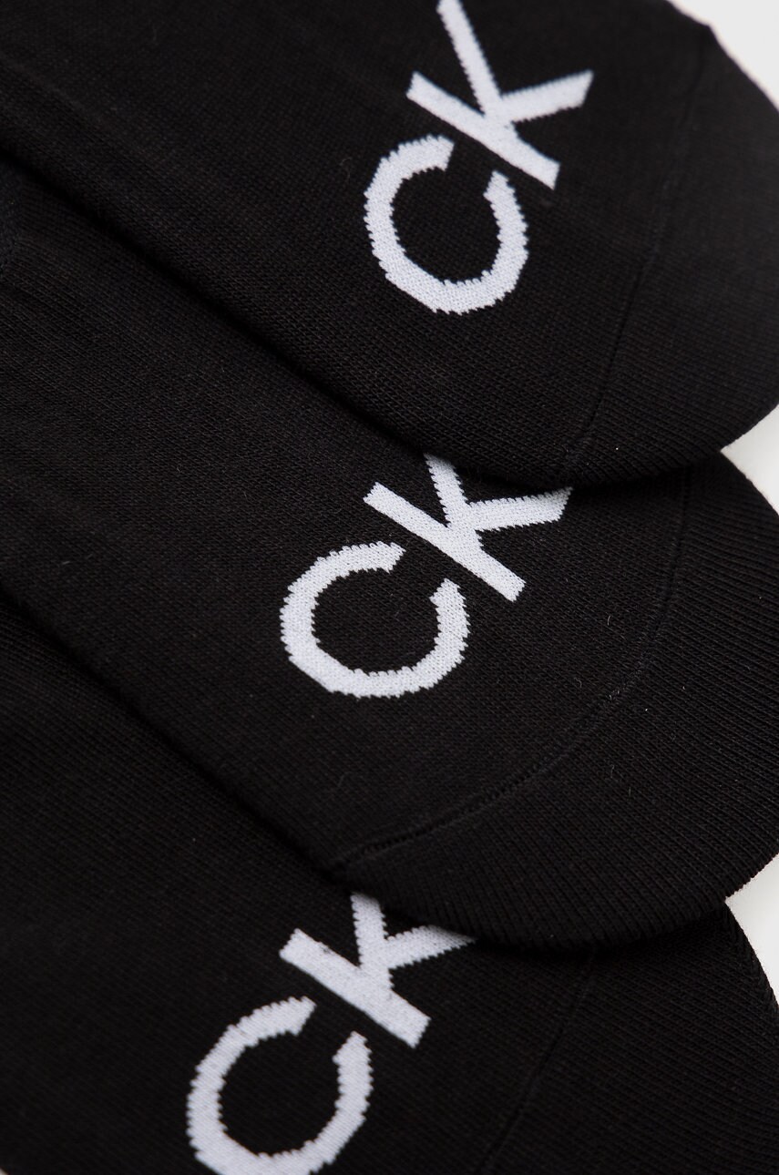 Шкарпетки Calvin Klein (3-pack) чоловіче колір чорний