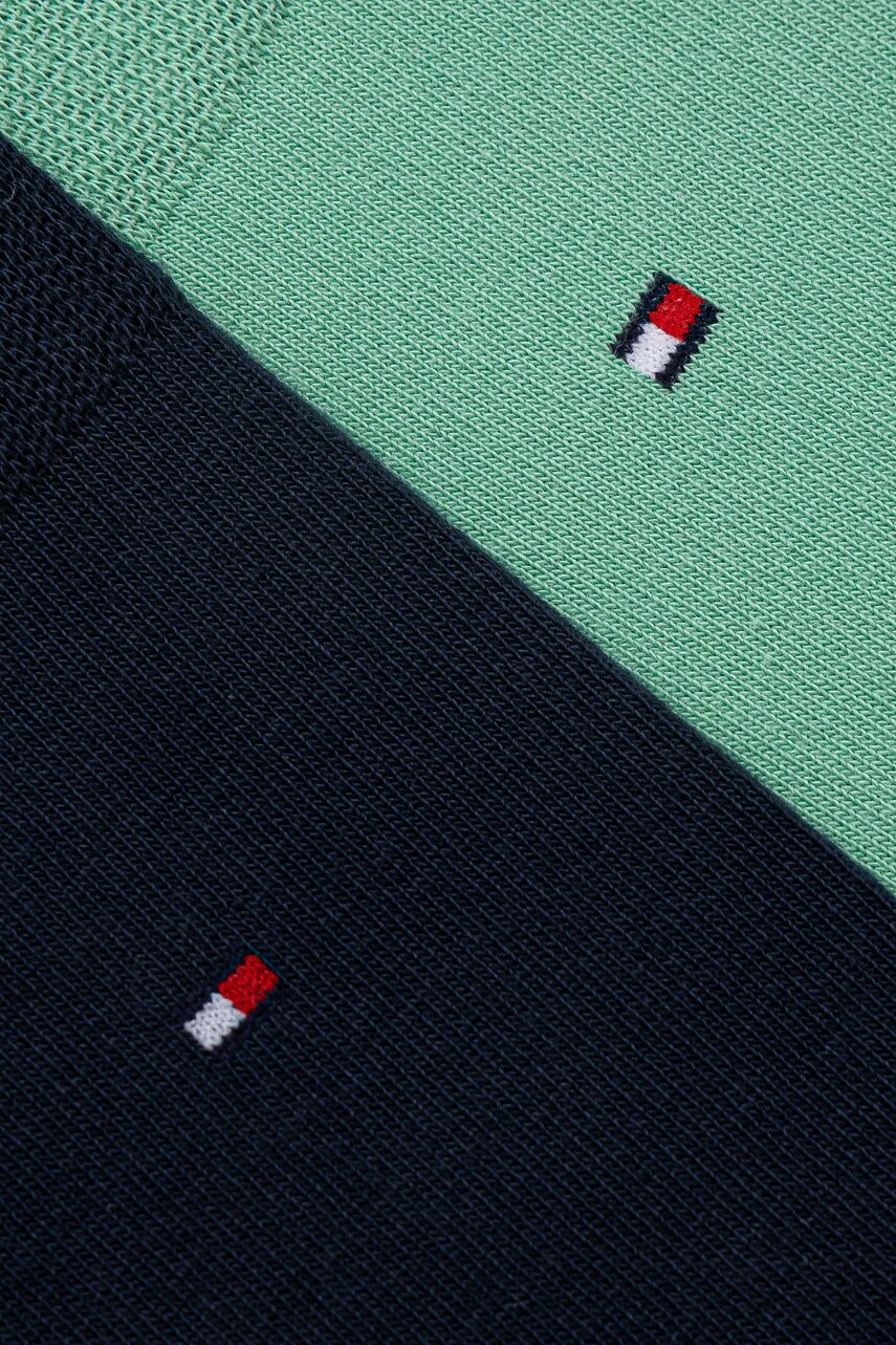 Шкарпетки Tommy Hilfiger 2-pack чоловічі колір зелений 371111136