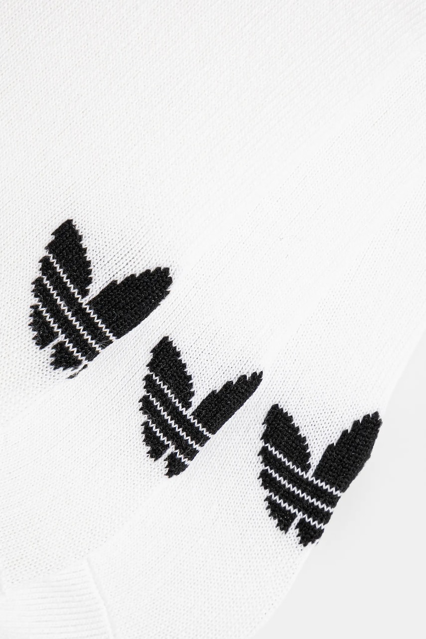 Шкарпетки adidas Originals Trefoil Liner 3-pack колір білий S20273-white