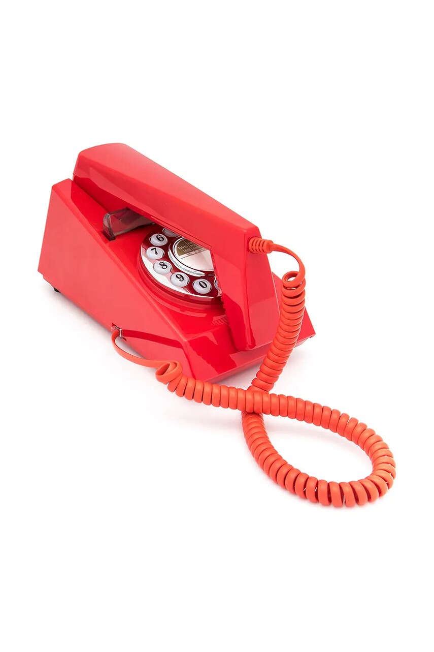 Стаціонарний телефон GPO Trim Phone колір червоний