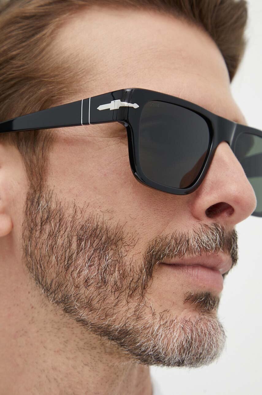 Сонцезахисні окуляри Persol чоловічі колір чорний 0PO3348S