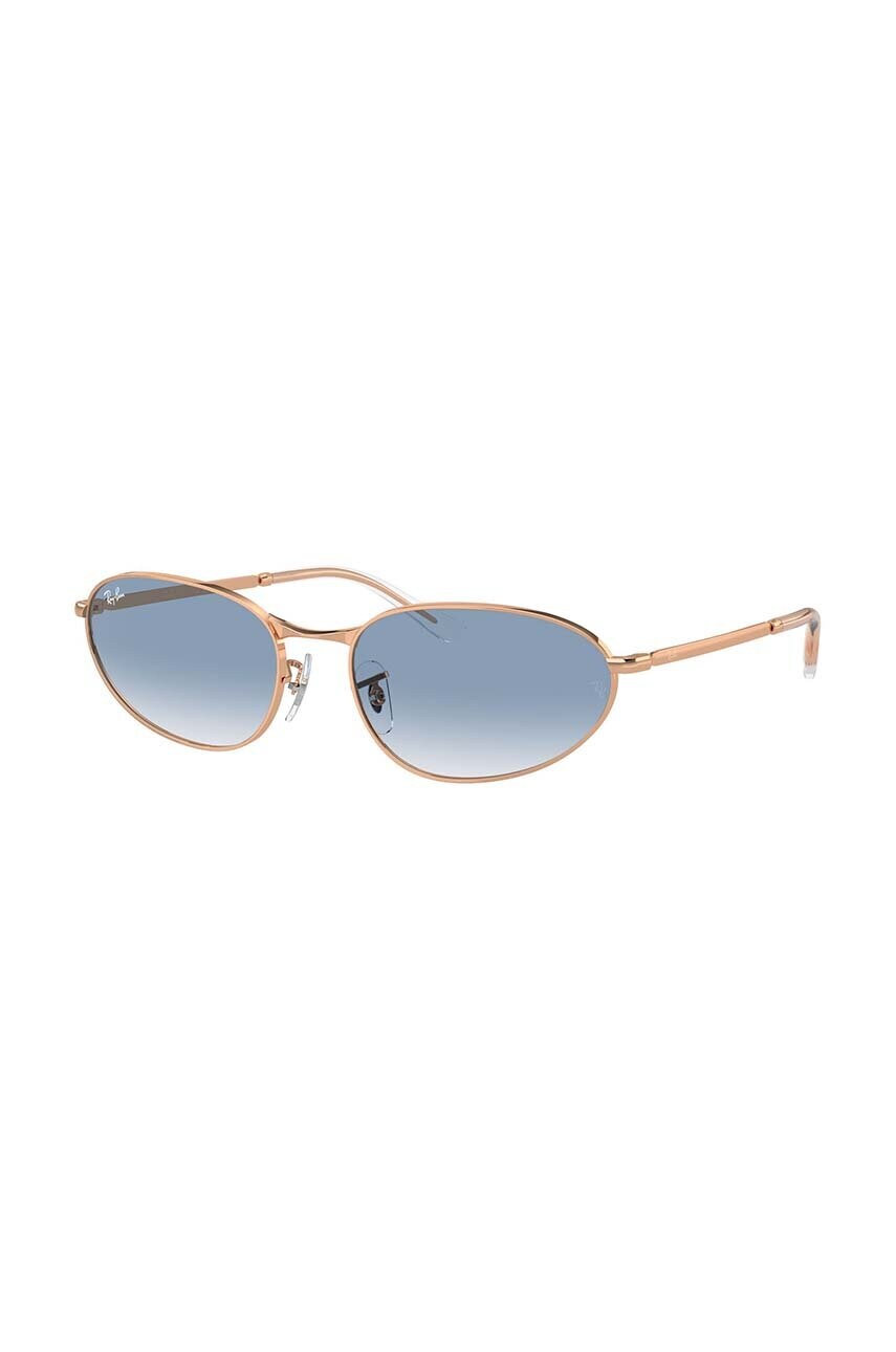 Сонцезахисні окуляри Ray-Ban колір золотий 0RB3734