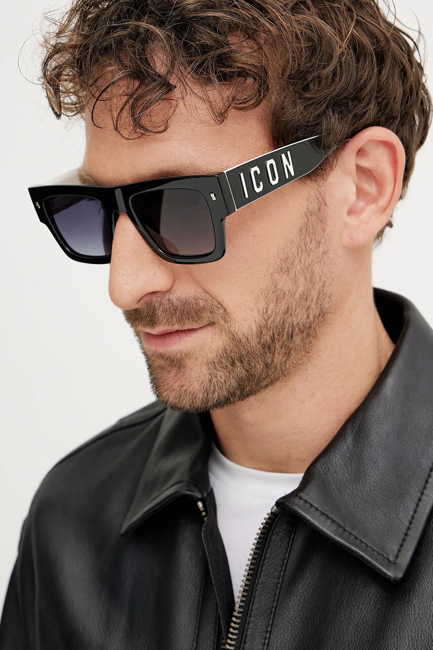 Сонцезахисні окуляри DSQUARED2 колір чорний ICON 0021/S