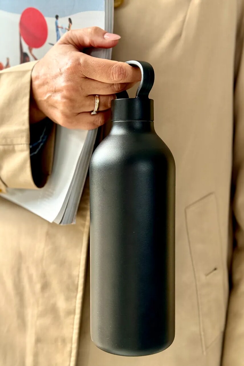 Термічна пляшка Stelton Tabi 1 L колір чорний