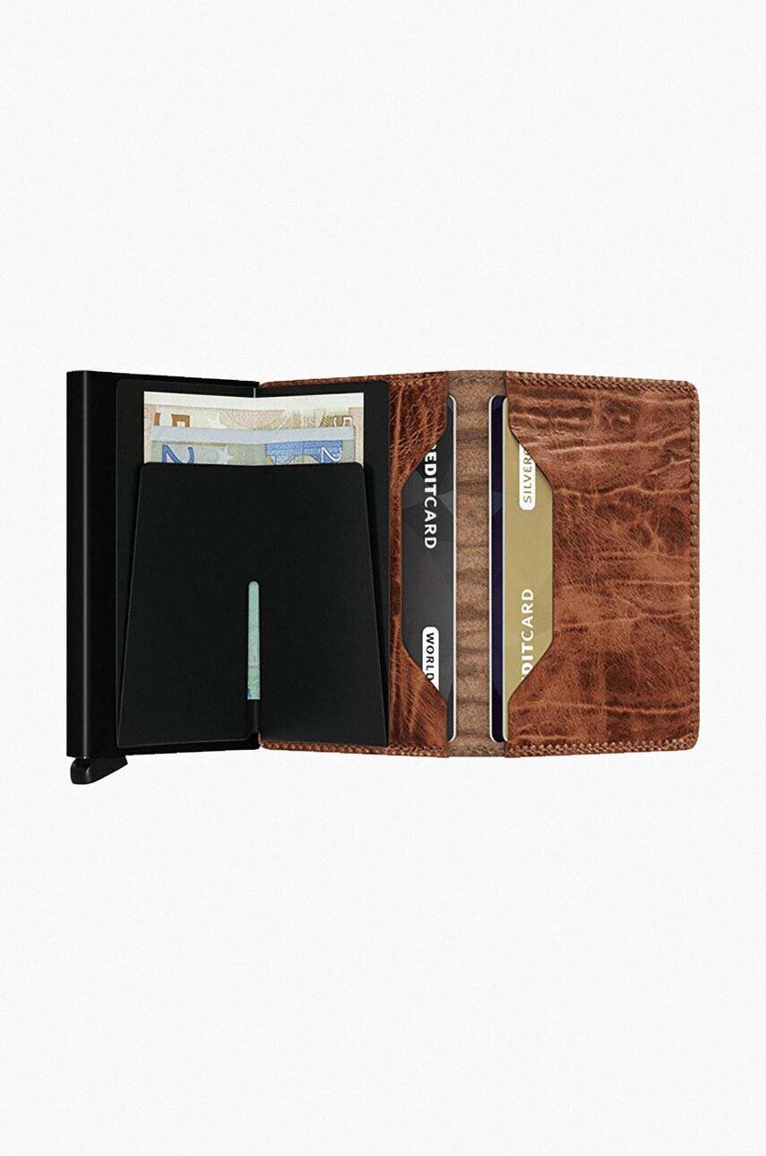 Гаманець Secrid колір бордовий Portfel Secrid Slimwallet Dutch Martin Whiskey SDM-WHISKEY