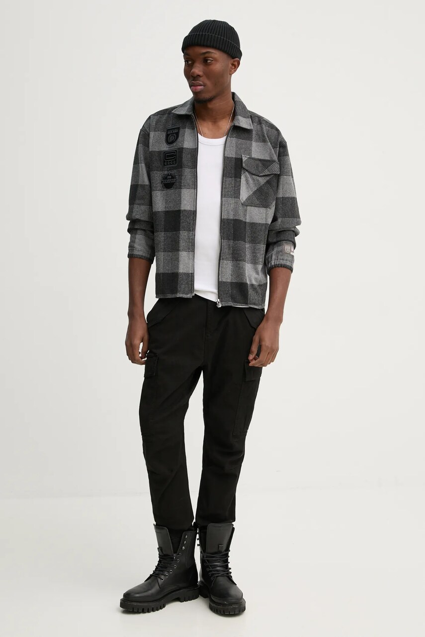 Бавовняні штани Alpha Industries Airman Pant колір чорний 188201.03-black