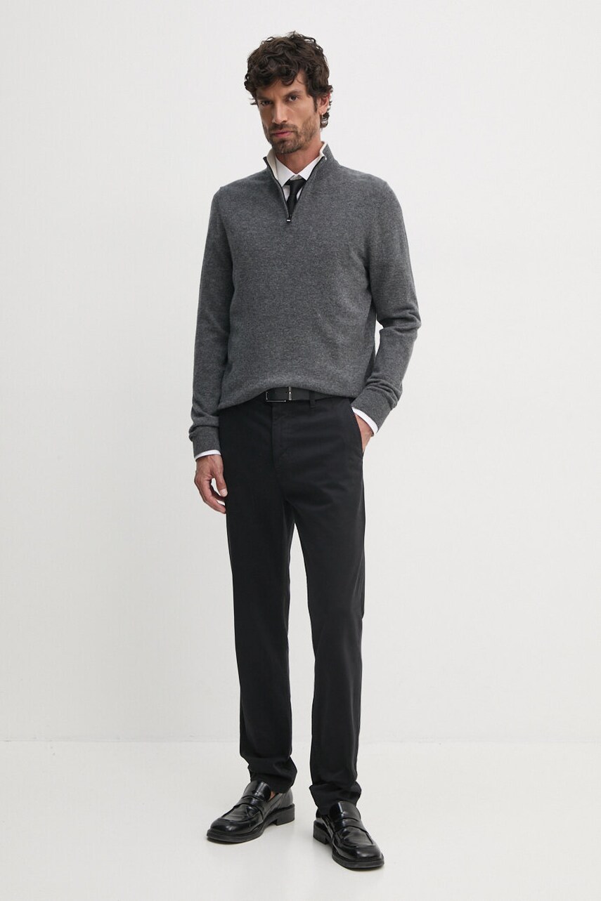 Штани Boss Orange чоловічі колір коричневий фасон chinos 50510917