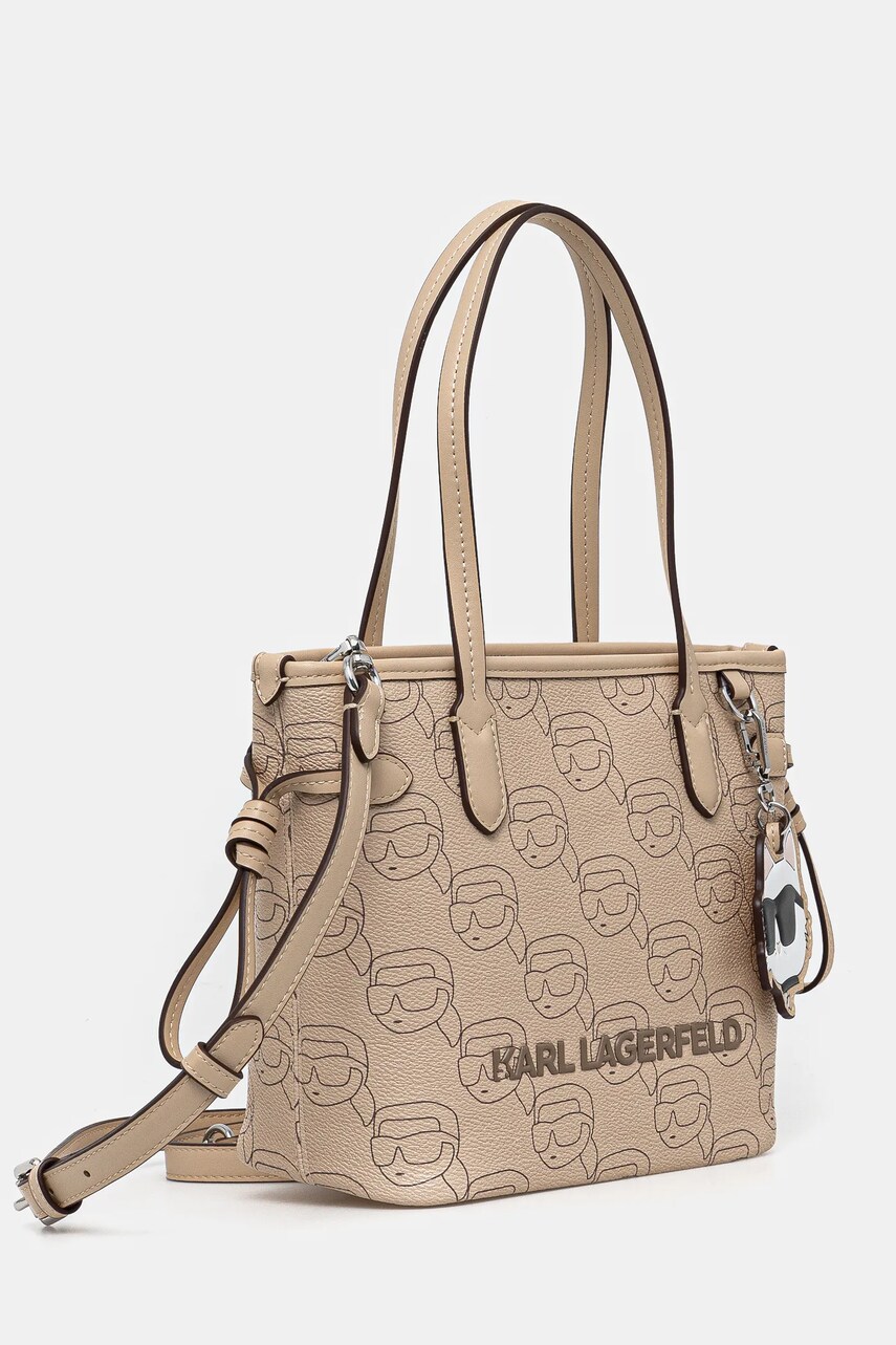 Сумочка Karl Lagerfeld колір бежевий A1W30134