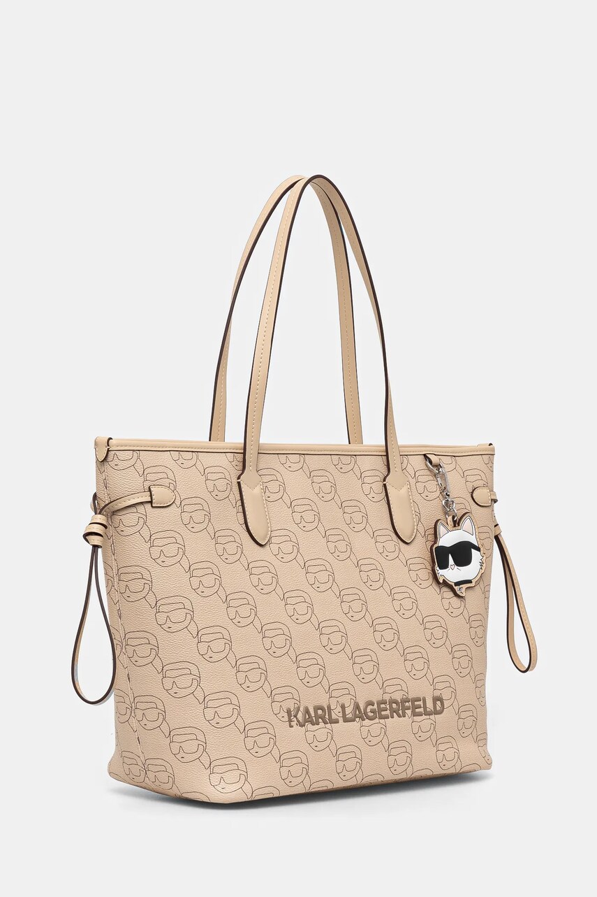 Сумочка Karl Lagerfeld колір бежевий A1W30389