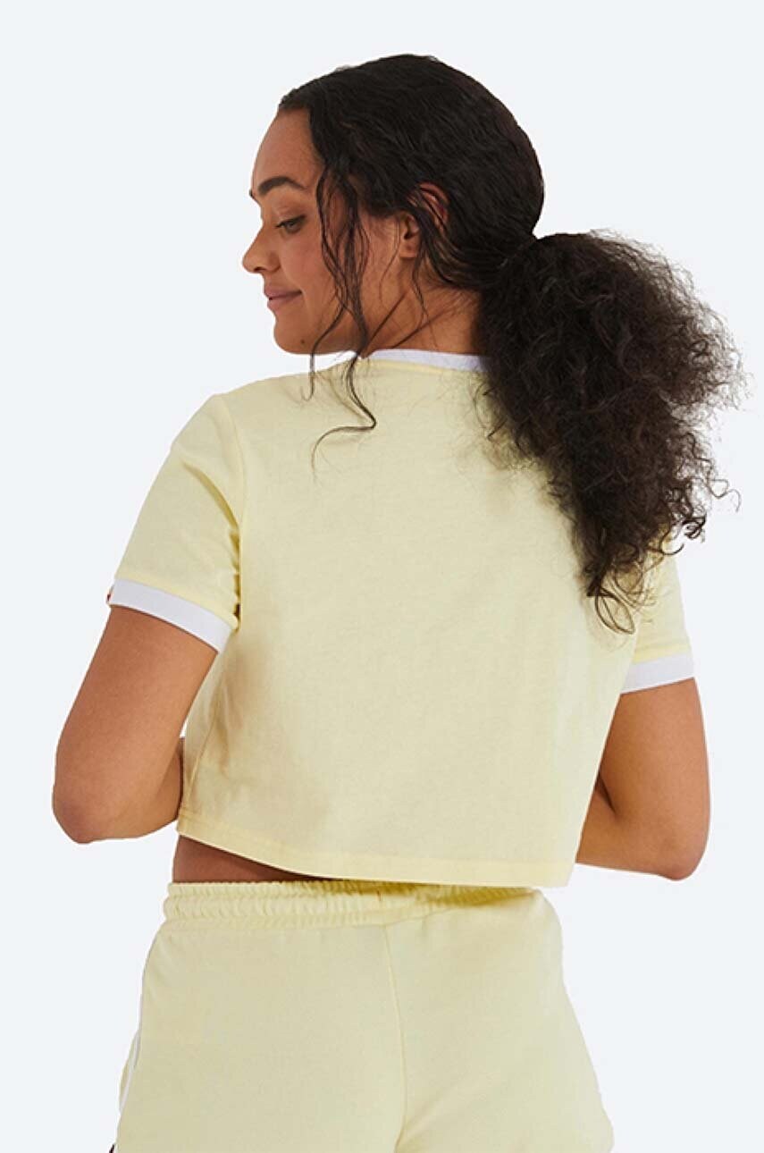 Бавовняна футболка Ellesse колір жовтий SGJ11884-WHITE