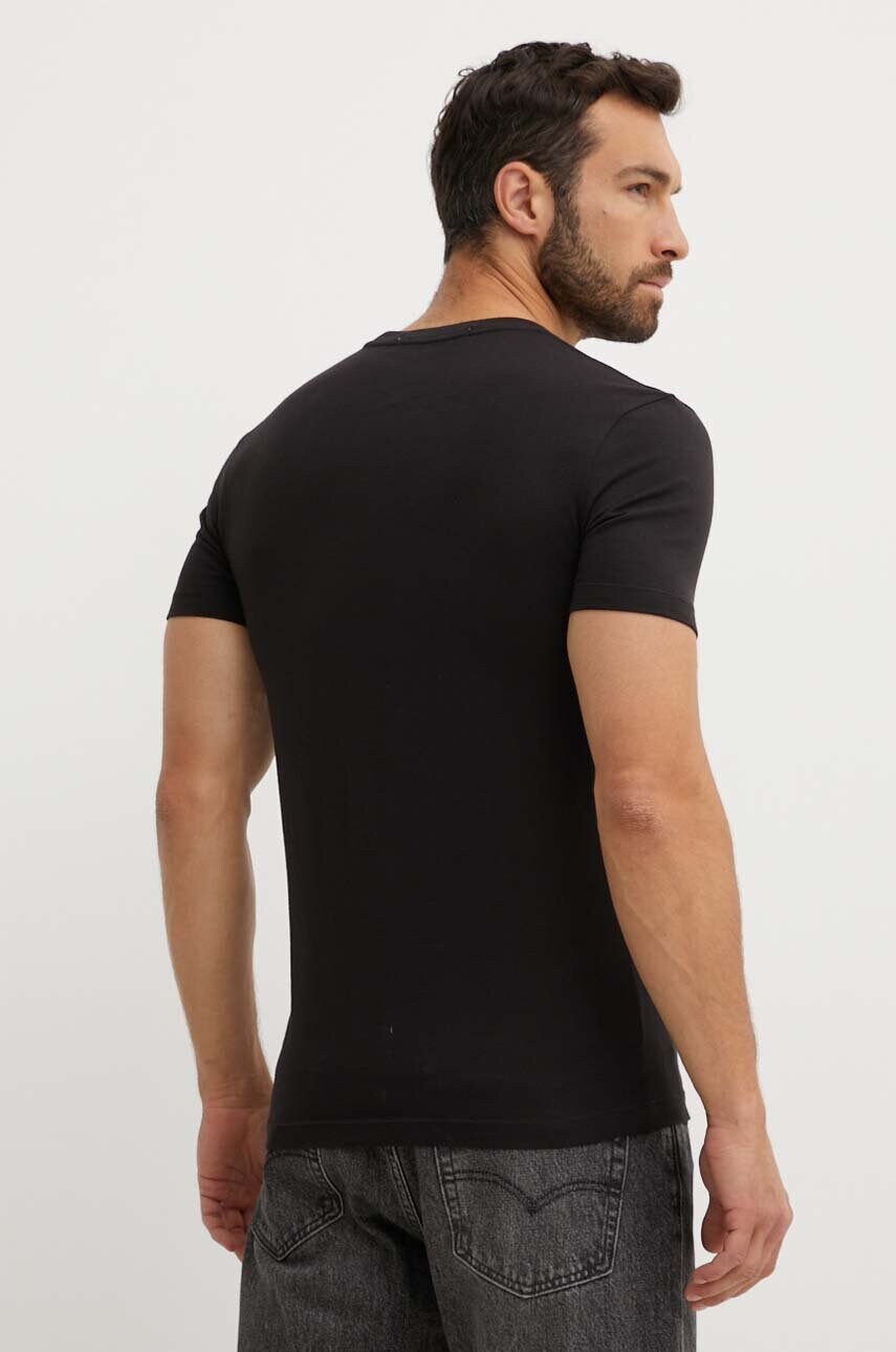 Бавовняна футболка Calvin Klein Jeans чоловіча колір чорний з принтом J30J320936