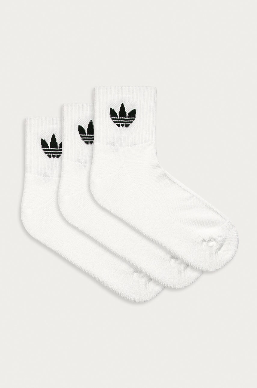 adidas Originals - Шкарпетки (3-pack) FT8529 FT8529-WHITE