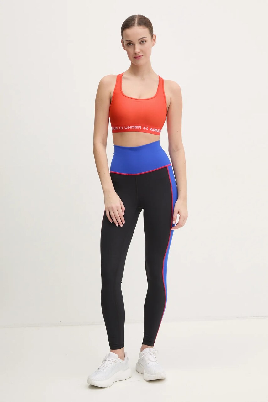 Спортивний бюстгальтер Under Armour Crossback колір чорний однотонний 1361034